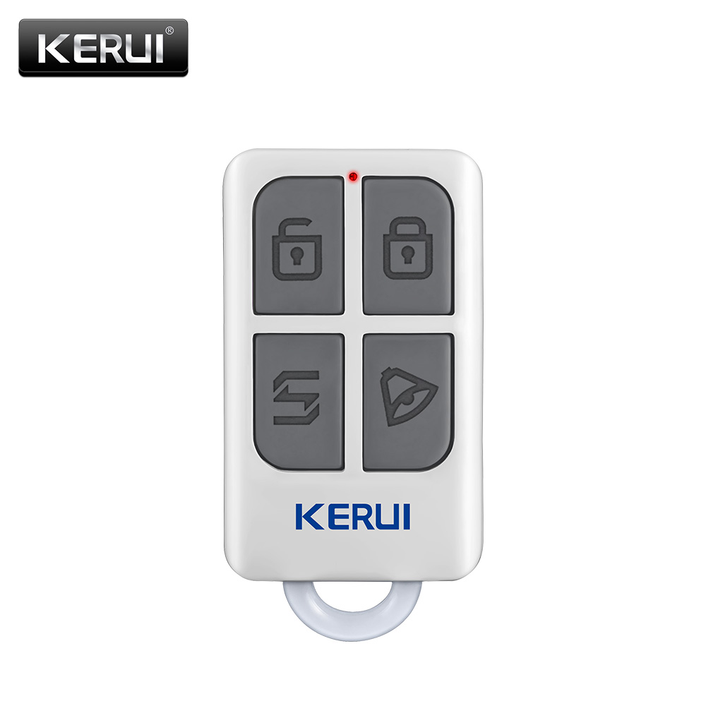 Home Security Monitoring - KERUI Portachiavi a 4 pulsanti con