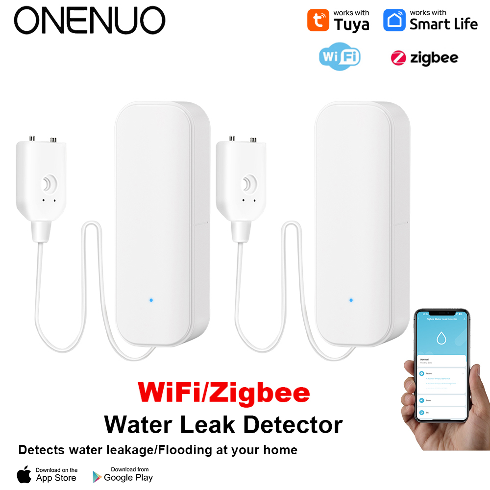 Home Security Monitoring - WiFi/Zigbee Sensore Acqua Tuya Allarme Perdite