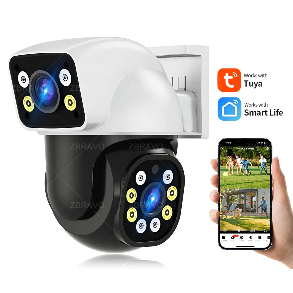 Home Security For Apartments - Telecamera Esterna WiFi Smartlife 8MP Tuya,
