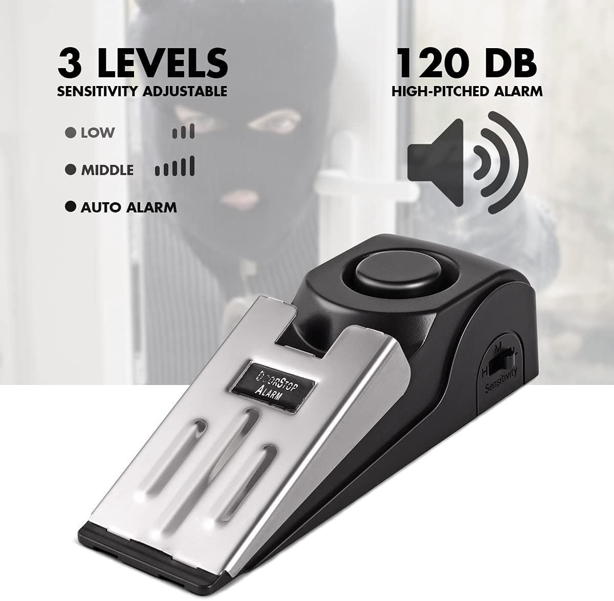 Home Security For Apartments - Allarme fermaporta, fermaporta con allarme di