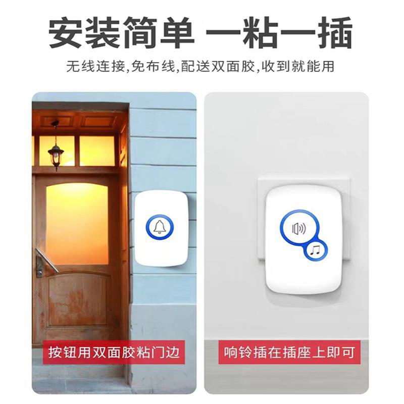 Home Security Ring - Campanello per porta con campanello di