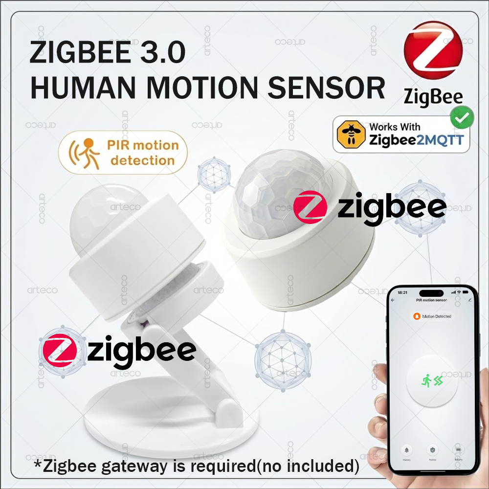 Home Security Alarm - Sensore di Movimento PIR Mini Zigbee