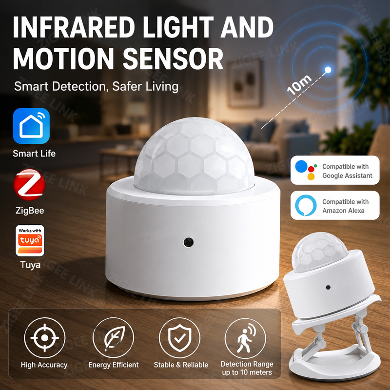 Home Security Alarm - Sensore di Movimento PIR ZigBee 3.0