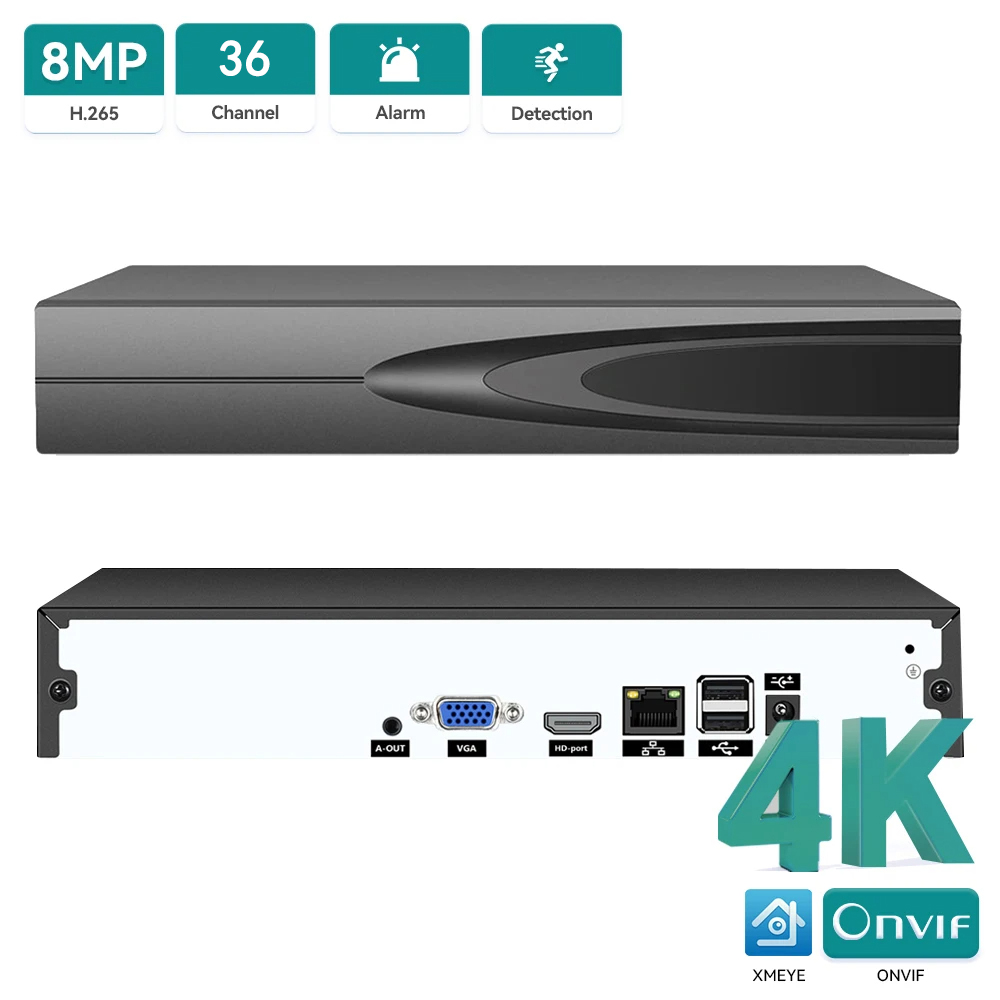 Home Security Gadgets - Registratore Video di Rete NVR 4K