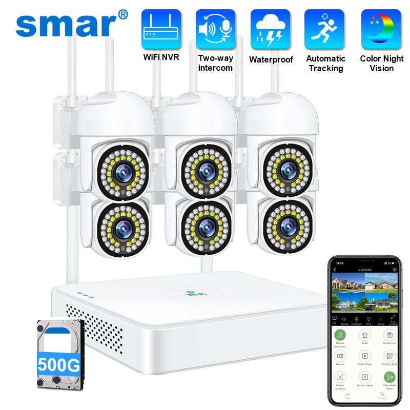 Home Security For Apartments - Sistema di Telecamere di Sicurezza Wireless