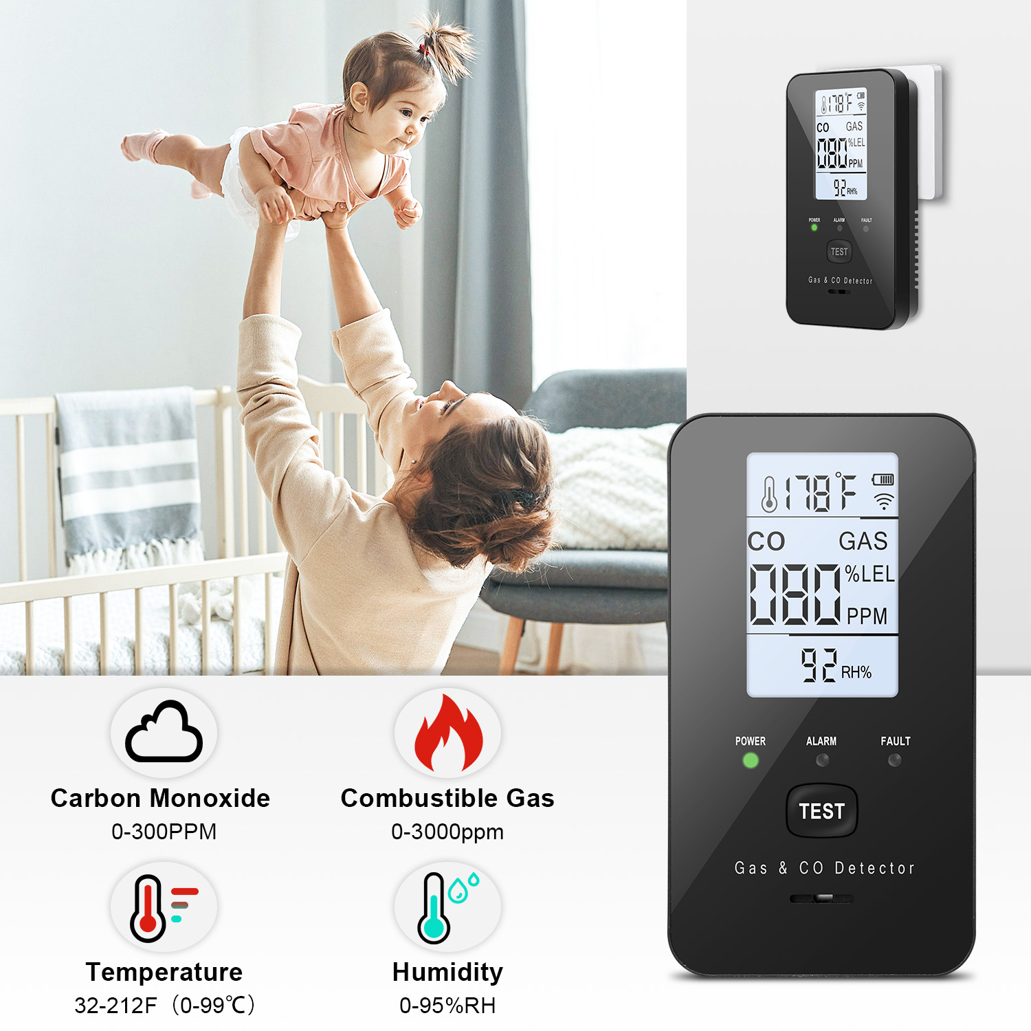 Rilevatore combinato di gas na - Home Security Gadgets recensione e prezzo