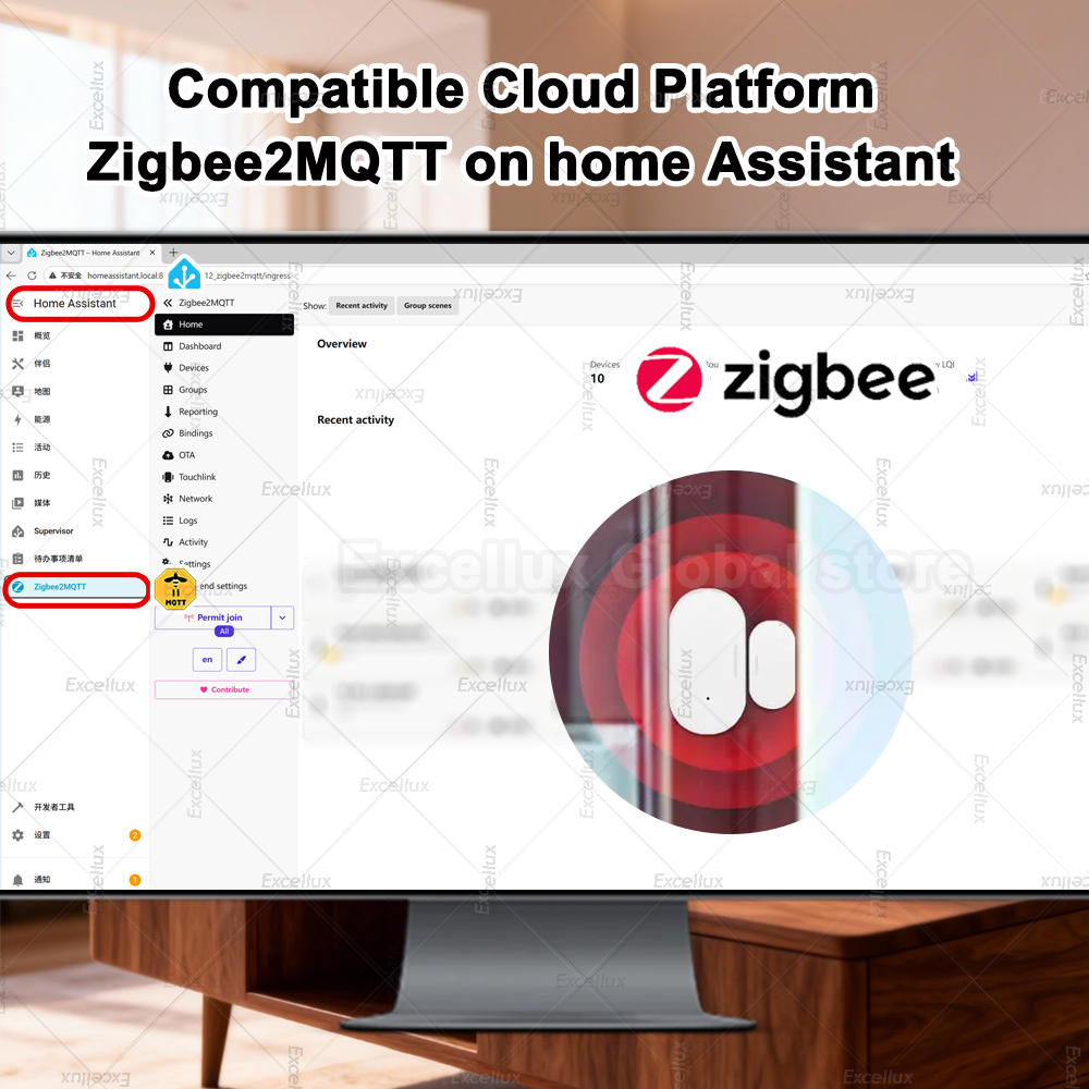 Zigbee 3.0 Sensore per porte e - Home Security Alarm recensione e prezzo