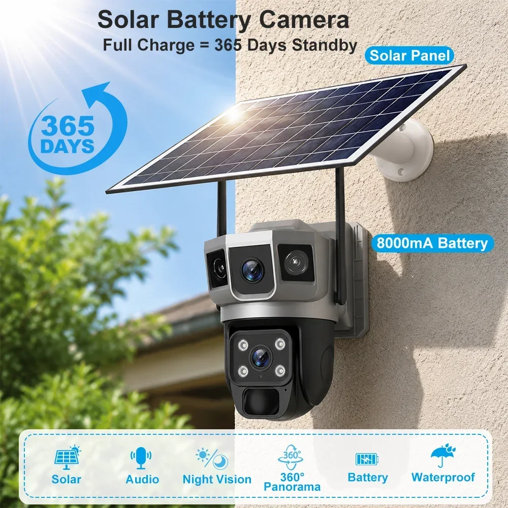V380 4K 3 Schermi Telecamera 4 - Home Security For Apartments recensione e prezzo