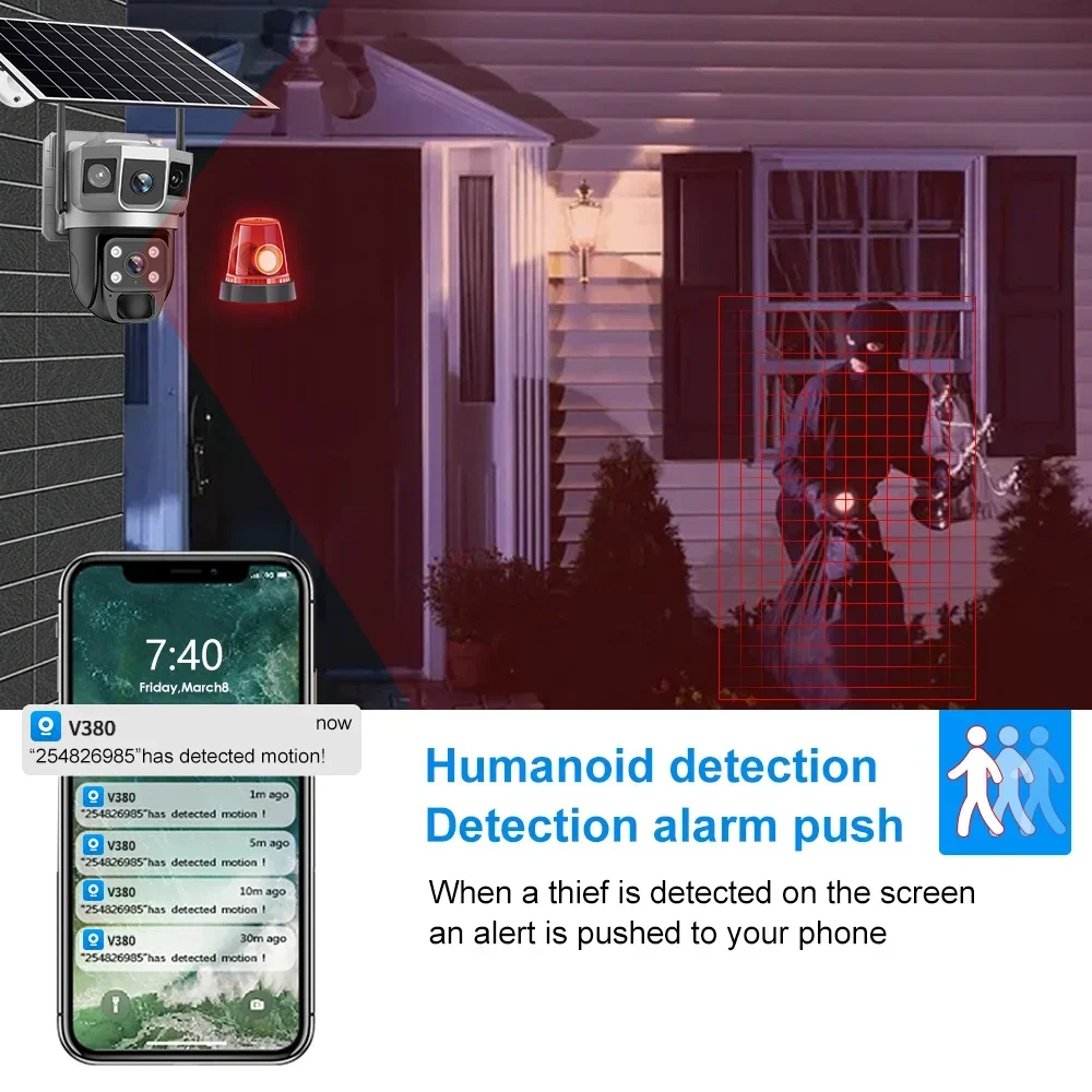 V380 4K 3 Schermi Telecamera 4 - Home Security For Apartments recensione e prezzo