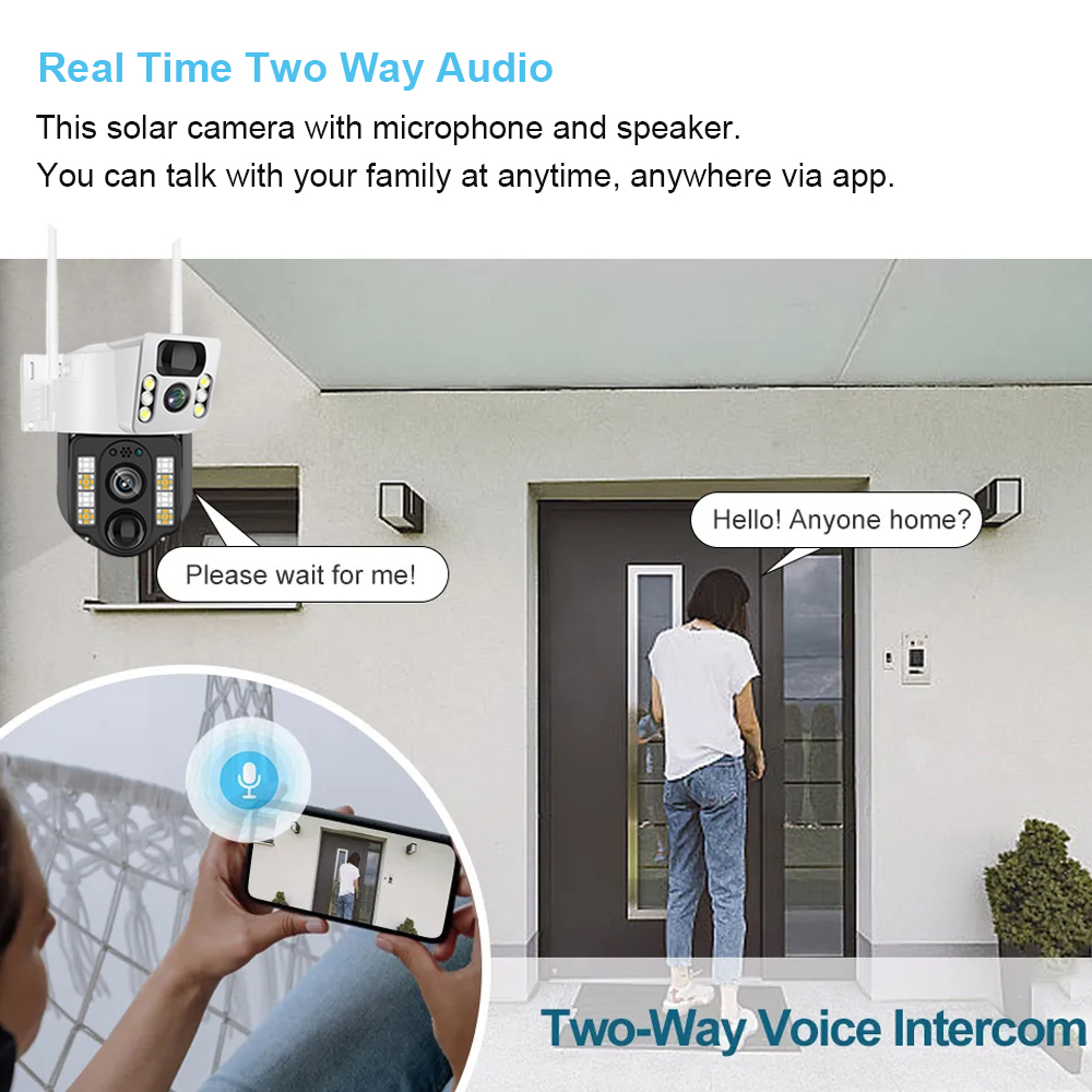 WiFi/4G telecamera solare IP C - Home Security For Apartments recensione e prezzo
