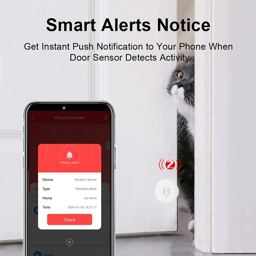 Sensore di Vibrazione Intellig - Home Security Alarm recensione e prezzo