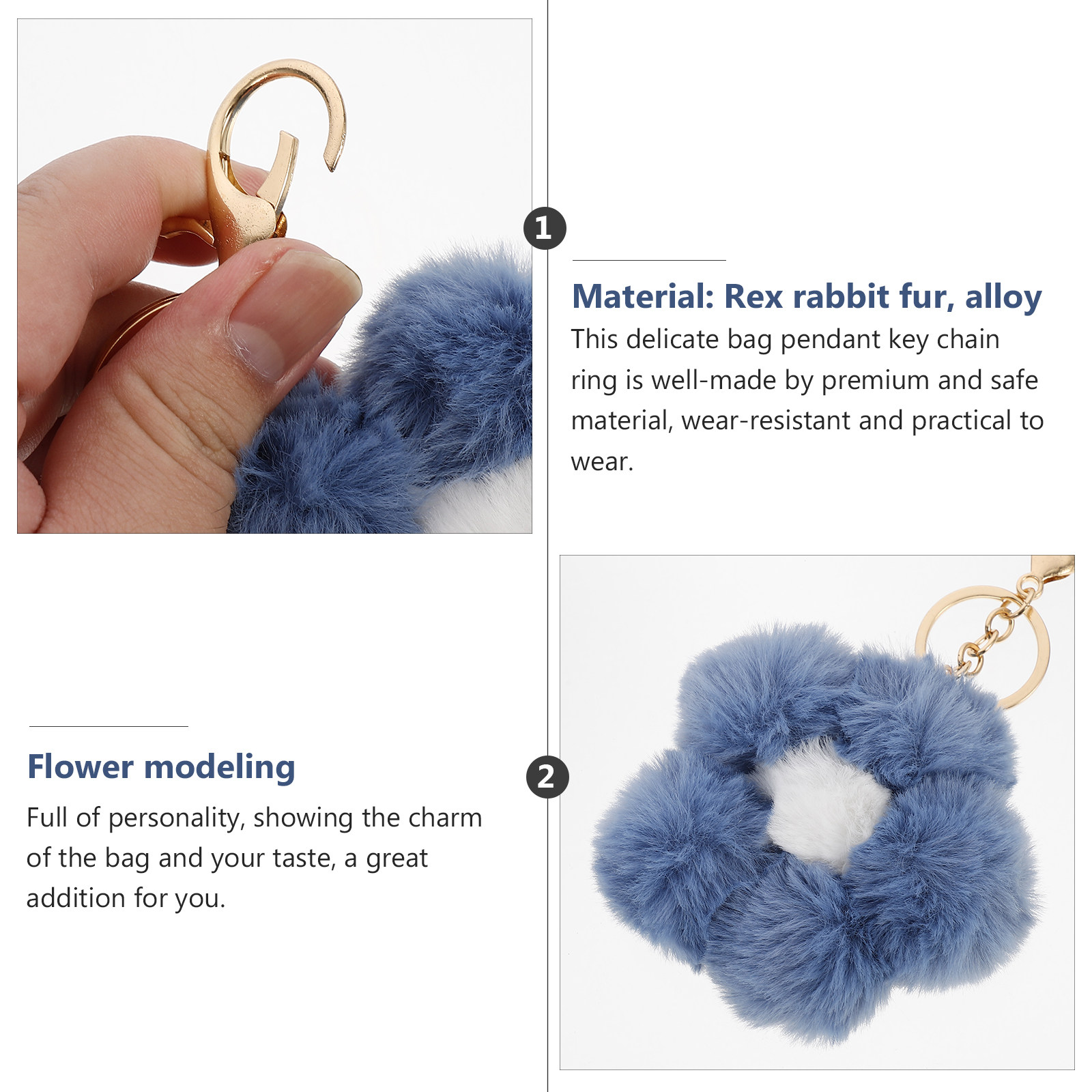Portachiavi con Fiore a Pompon - Home Security Ring recensione e prezzo