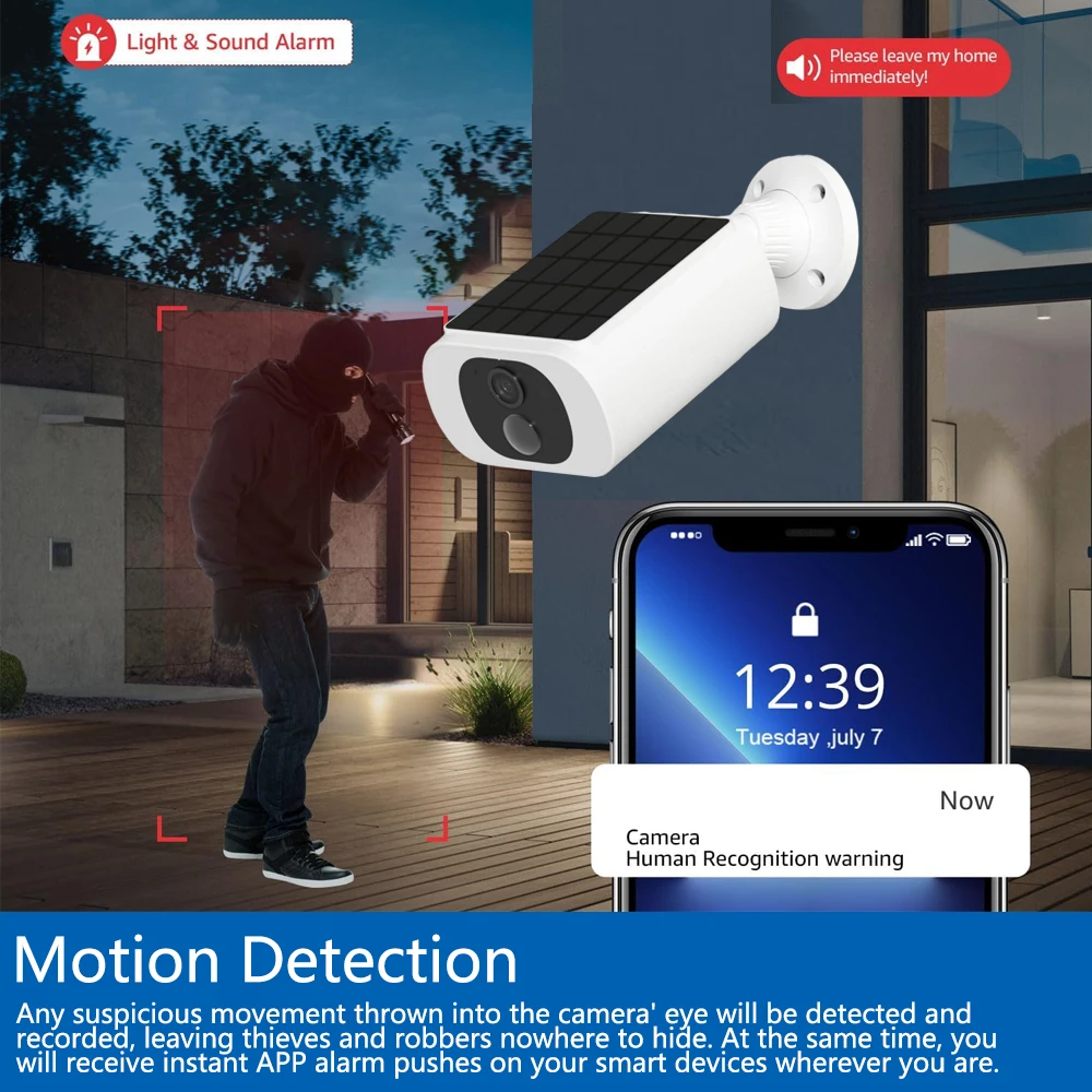 Telecamera di sicurezza solare - Home Security For Apartments recensione e prezzo